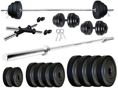 SHIVAM SPORTS 12 KG PVC 3FT ROD Adjustable Dumbbell(12 kg)