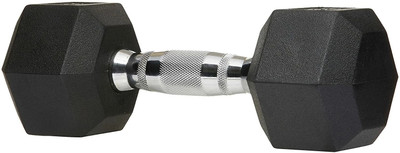 wWAR Hexa Dumbbell Single 5 KG Hexagon Hex Dumble for Home Workout Fixed Weight Dumbbell(5 kg)