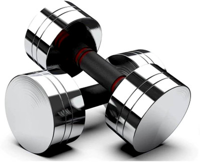 AMAN FIT 2.5Kgx2Pc Steel Dumbbell Set,Pair Dumbbells, Steel Dumbbells Fixed Weight Dumbbell(5 kg)