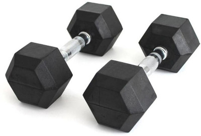 wWAR HEX DUMBBELL 2pcs * 5kg FOR GYM & HOME EXERCISE. Adjustable Dumbbell (5 kg) Fixed Weight Dumbbell(10 kg)
