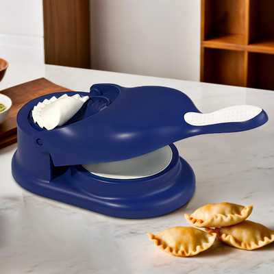 KUBER INDUSTRIES Dumpling Press(Plastic Blue)
