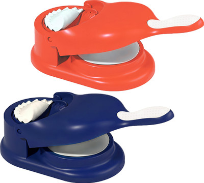 KUBER INDUSTRIES Dumpling Press(Plastic Red & Blue)