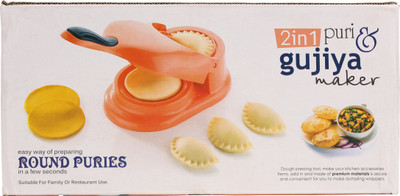 Quickoo Dumpling Press(Plastic Multicolor)