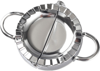 KUBER INDUSTRIES Dumpling Press(Stainless Steel Silver)