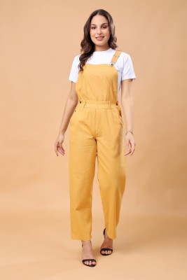 Feyona Women Yellow Dungaree