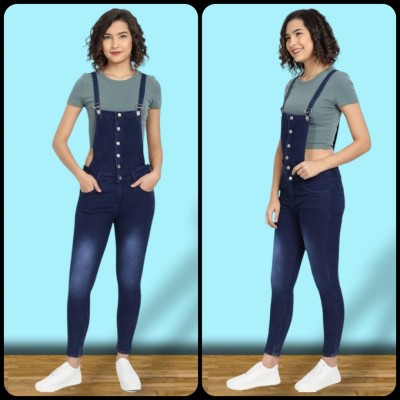 Perfect Outlet Women Blue Dungaree