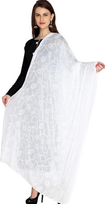 VaIdehi Chiffon Embroidered Women Dupatta