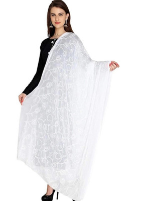VaIdehi Chiffon Embroidered Women Dupatta