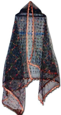 m.r synthetics Net Embroidered Women Dupatta