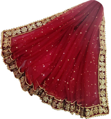 Navti Creations Net Embroidered Women Dupatta