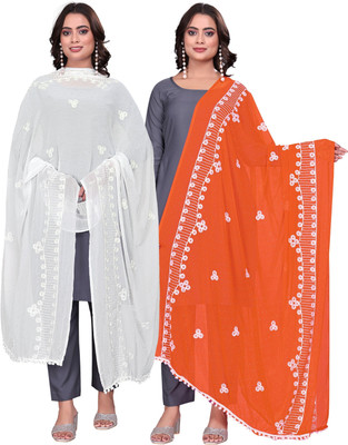 Kemza Chiffon Embroidered Women Dupatta