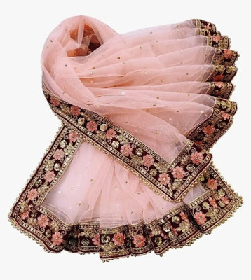 MAMTA COLLECTION Net Embroidered Women Dupatta