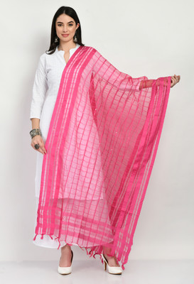MAURYA Poly Chanderi Self Design Women Dupatta
