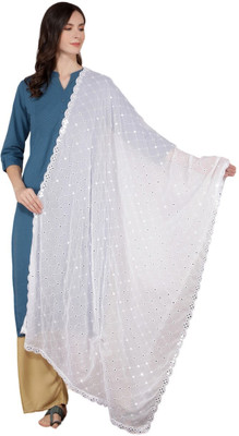 A R SILK DUPATTA HUB Chiffon Embroidered Women Dupatta