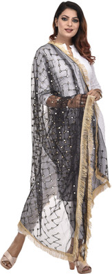 ufashion Net Embellished Women Dupatta