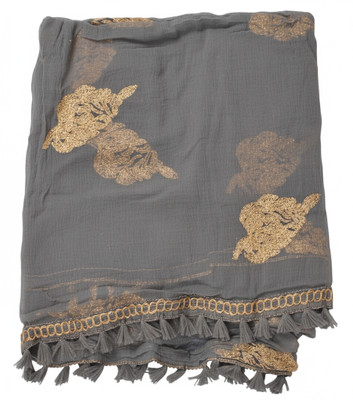 YOUTHQUAKE Chiffon Embroidered Women Dupatta