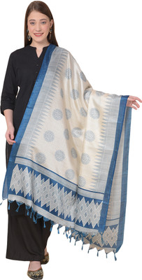 A R SILK DUPATTA HUB Cotton Silk Floral Print Women Dupatta