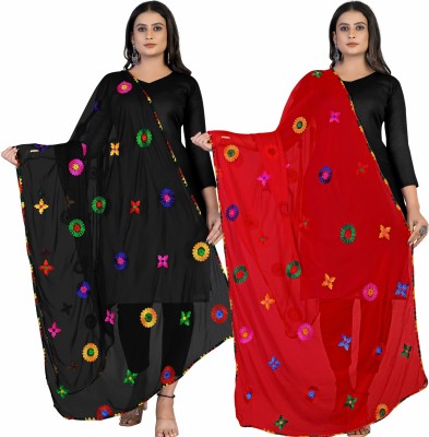 Kemza Chiffon Embroidered Women Dupatta