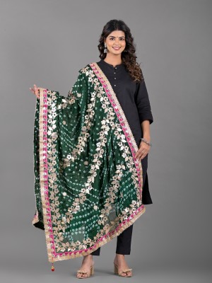 Apratim Art Silk Embellished Women Dupatta