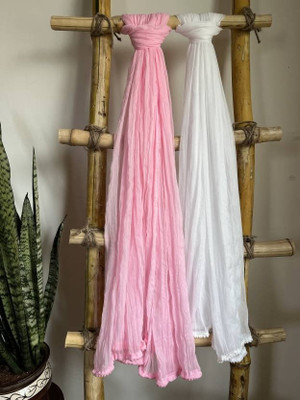 hurrio Cotton Blend Solid Women Dupatta
