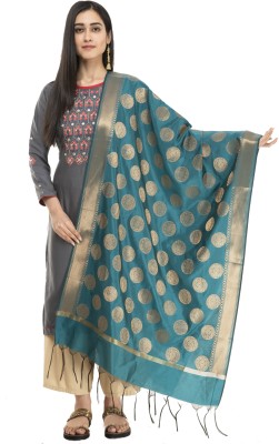 A R SILK Silk Blend Printed Women Dupatta