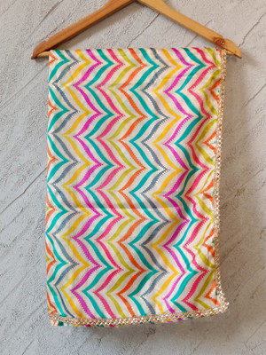 Saanchi Enterprise Silk Blend Printed Women Dupatta