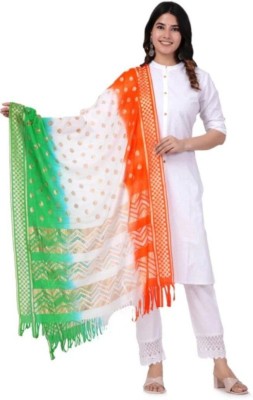 Mysha International Nylon Floral Print Women Dupatta