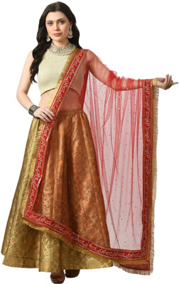 A R SILK DUPATTA HUB Net Embroidered Women Dupatta