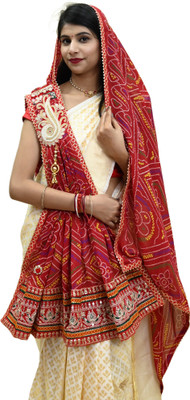 Ranisatiya Creation Poly Georgette Embroidered Women Dupatta