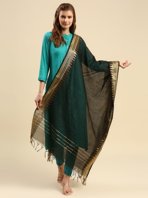 DUPATTA BAZAAR Silk Blend Woven Women Dupatta