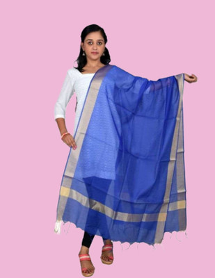 Draxstarr Cotton Silk Solid Women Dupatta