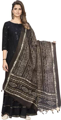 Kemza Cotton Silk Printed Women Dupatta
