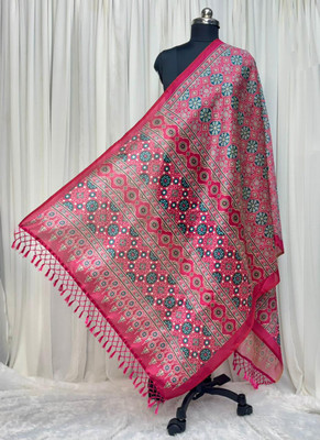SHIVA CLOTHING Art Silk Printed Women Dupatta