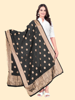 Ishika Creation Art Silk Woven Women Dupatta