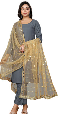 Kemza Net Embellished Women Dupatta