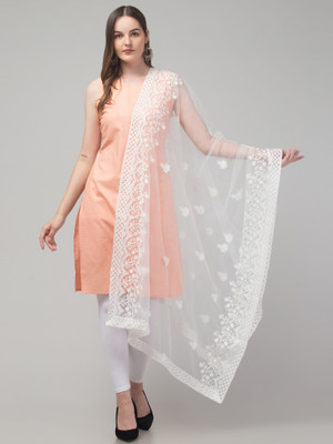 awkfull Net Embroidered Women Dupatta