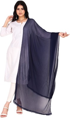 V And V Shop Chiffon Solid Women Dupatta