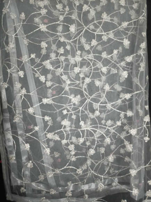 Unique Platform Net Striped Women Dupatta