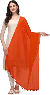 VaIdehi Chiffon Solid Women Dupatta