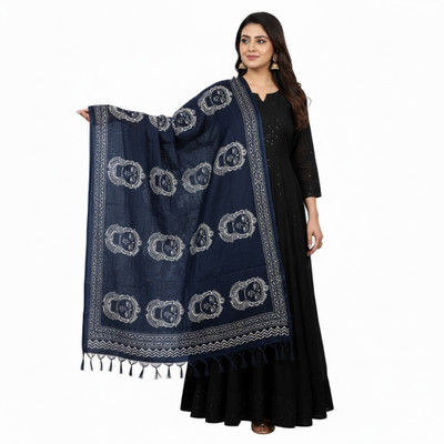 Traditions Bazaar Art Silk, Bhagalpuri Silk Printed Women Dupatta