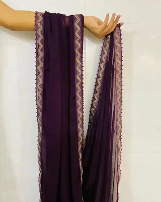 N P ENTERPRISE Chiffon Solid Women Dupatta