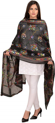 SRC Pure Cotton Embroidered Women Dupatta