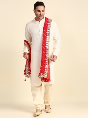 DUPATTA BAZAAR Chiffon Striped Men Dupatta