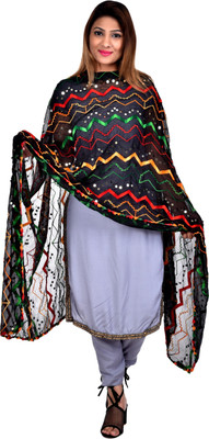 ufashion Chiffon Embellished Women Dupatta