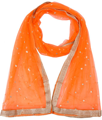 YOUTHQUAKE Net Embellished Women Dupatta