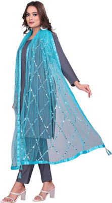 Kemza Net Embroidered Women Dupatta