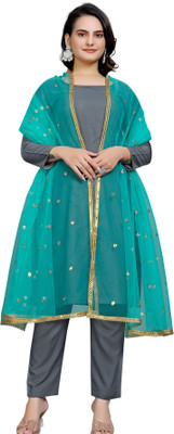Kemza Net Embroidered Women Dupatta