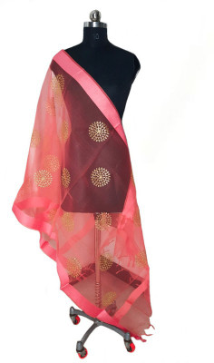 The SDF India Organza Embroidered Women Dupatta
