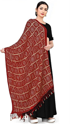 GURUSOAMI Art Silk Checkered Women Dupatta