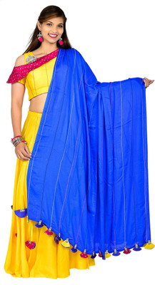 heeva creation Cotton Blend Self Design Women Dupatta